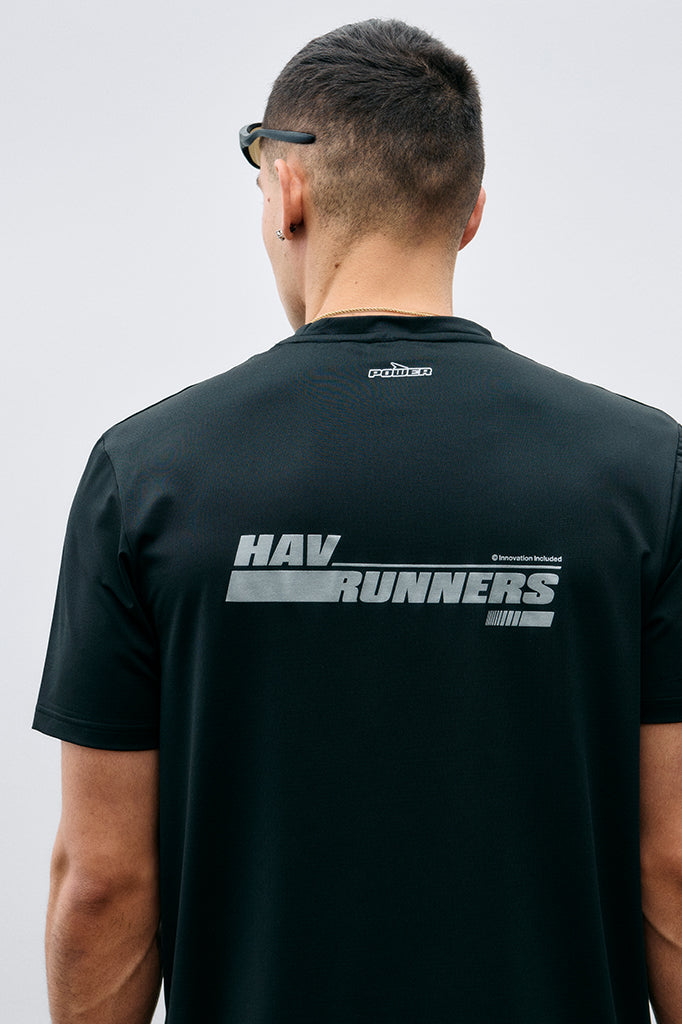 ARKK Apparel Hav Runner Tee | Black - Men T-Shirt